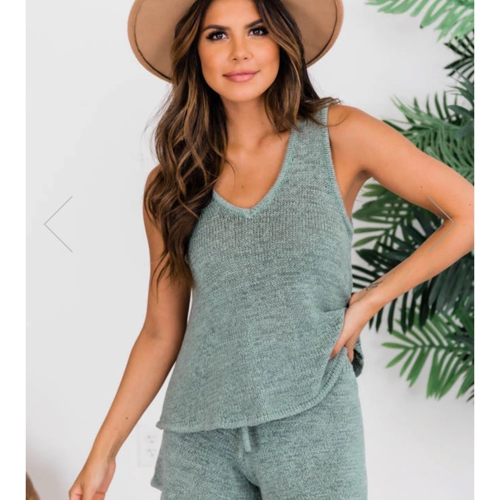 WONDER OFTEN SAGE SWEATER TANK
